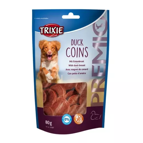 Trixie PREMIO Chicken Duck Coins Ласощі для собак 80 г (качка)