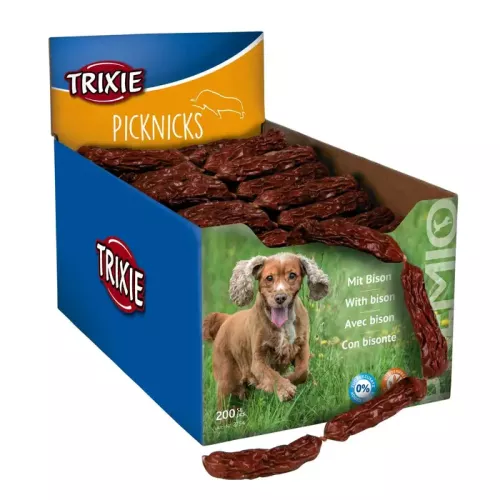 Trixie Picknicks PREMIO сосиски ласощі для собак 1,6 кг / 200 шт. (бізон)