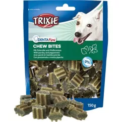 Trixie Denta Fun Chew Bites Ласощі для собак 150 г (петрушка та м'ята)