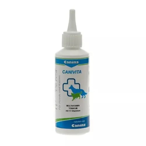 Canina Canivita мультивітамінна емульсія для собак та котів 100 мл