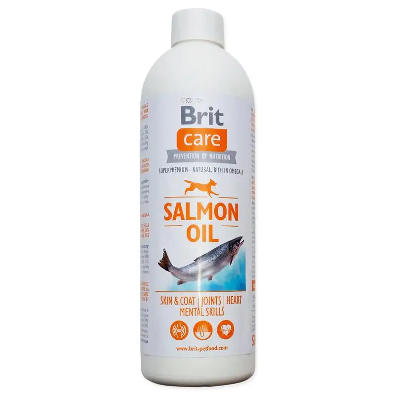Brit Care Salmon Oil Олія лосося для собак (для шкіри та вовни) 500 мл