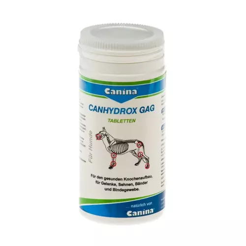 Вітаміни для собак великих порід Canina «Canhydrox GAG» 60 таблеток, 100 г (для суглобів) (4027565123490)
