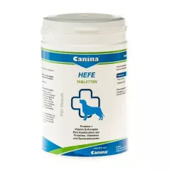 Дріжджові таблетки з ензимами та ферментами для собак Canina «Hefe» 1000 таблеток, 800 г (для травлення) (130016)