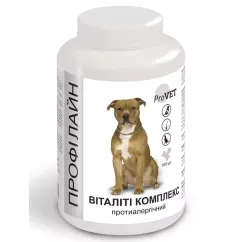 Вітамінно-мінеральна добавка для собак ProVET Профілайн Віталіті комплекс 100 табл, 123 г (протиалергічний) (PR241879)