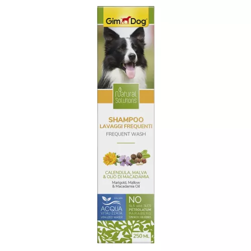 Шампунь для собак GimDog Natural Solution «Marigold, Marrow & Macadamia Oil» 250мл (G-2.504766) - фото №2