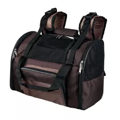 Рюкзак-переноска для собак та котів вагою до 8 кг Trixie «Shiva» 41 x 30 x 21см коричнева (TX-28871)