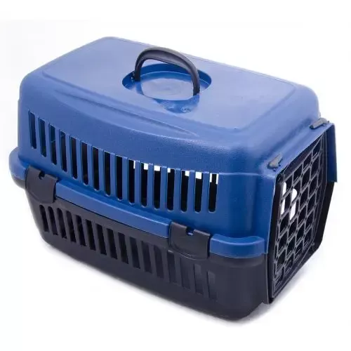 Контейнер-переноска для собак та котів вагою до 6 кг SG 48 x 32 x 32см синя (SG16022)