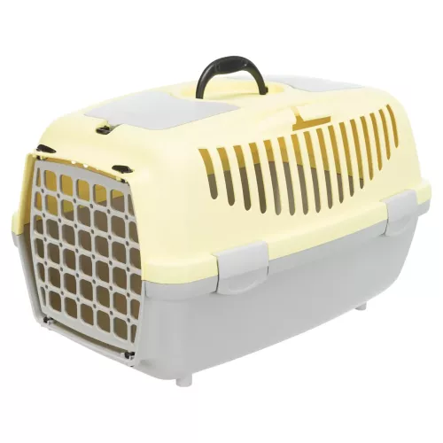 Контейнер-переноска для собак та котів вагою до 8 кг Trixie «Capri 2» 37 x 34 x 55см жовта (TX-39825)
