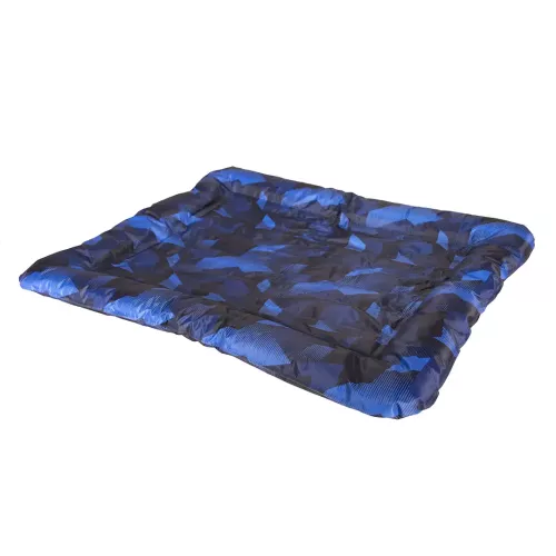 Килимок охолоджуючий Duvo+ «Multicolour» для собак 91см / 76см / 7см синій (12387)