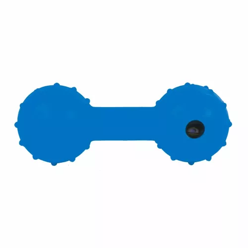 Игрушка для собак Trixie Гантель с колокольчиком 12 см (резина, цвета в ассортименте) (3335) - фото №4