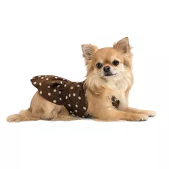 Сукня для собак Pet Fashion «Flirt» S (коричнева) (PR242494)