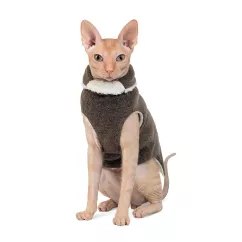 Светр Pet Fashion «Cat» ХXS (сірий) (PR242233)