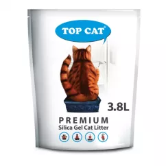 Наповнювач туалету для котів TOP CAT 3,8 L (силікагелевий) (TopCat0095)
