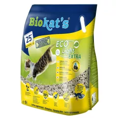 Наповнювач туалета для котів Biokat's Eco Light Extra 5 л (тофу) (G-75.97)