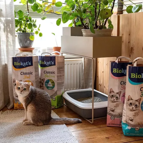 Наполнитель туалета для кошек Biokat's Natural 5 кг (бентонитовый) (G-75.24) - фото №3