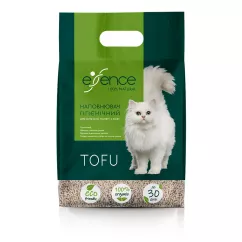 Наповнювач туалету для котів Essence натуральний розмір гранул 1,5 мм, 6 л (тофу) (4820261920055)