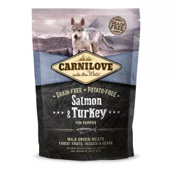 Carnilove Salmon & Turkey Puppy 1,5 kg (лосось та індичка) сухий корм для цуценят всіх порід