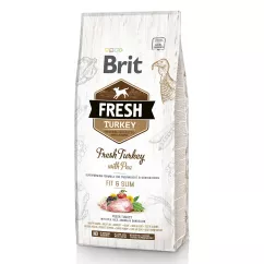 Brit Fresh Turkey With Pea & Slim 12 kg сухий корм для собак із зайвою вагою