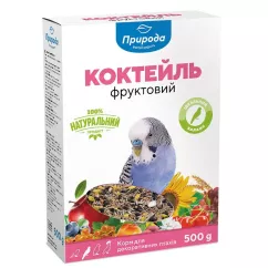 Корм для хвилястих папуг Природа Коктейль «Фруктовий» 500 г (PR241028)