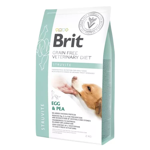 Brit Grain Free Veterinary Diet Struvite Dog 2 kg сухий корм для собак при захворюваннях сечовивідни