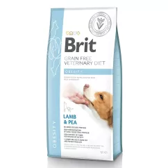 Brit GF Veterinary Diet Dog Obesity 12 кг (ягня) сухий корм для собак, для зниження ваги