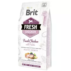 Brit Fresh Chicken with Potato Puppy Healthy Growth 2,5 kg сухой корм для щенков