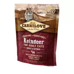 Сухой корм для активных кошек Carnilove Cat Raindeer - Energy & Outdoor 400 г (оленина и кабан) (170194/2263)