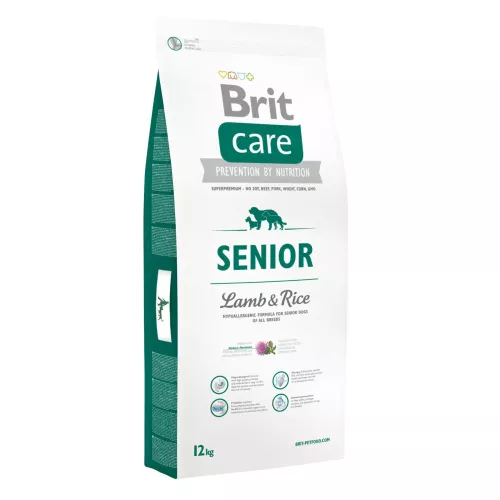 Brit Care Senior Lamb & Rice 12 kg сухий корм для літніх собак усіх порід