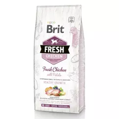 Brit Fresh Chicken with Potato Puppy Healthy Growth 12 kg сухий корм для цуценят