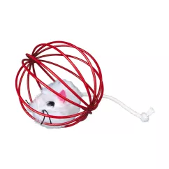 Игрушка для кошек Trixie Мяч с мышкой 6 см (цвета в ассортименте) (4115)