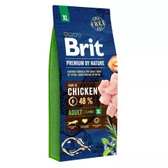 Brit Premium Adult XL 15 kg (курица) сухой корм для взрослых собак гигантских пород