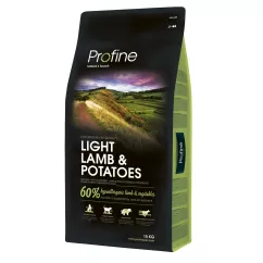 Profine Light Lamb 15 kg (ягня) сухий корм для собак із зайвою вагою