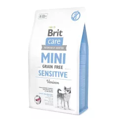 Brit Care Mini Grain Free Sensitive 2 kg (олені) сухий корм для собак мініатюрних порід з чутливим т