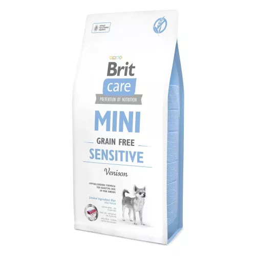 Brit Care Mini Grain Free Sensitive 7 kg (олені) сухий корм для собак мініатюрних порід з чутливим т