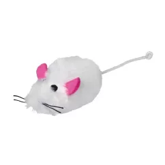 Игрушка для кошек Trixie Мышка с пищалкой 9 см (плюш, цвета в ассортименте) (4116)