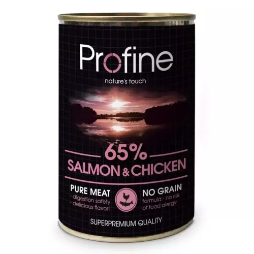 Вологий корм для собак Profine Salmon and Chicken 400г (лосось та курка) (100815/100014/4099)