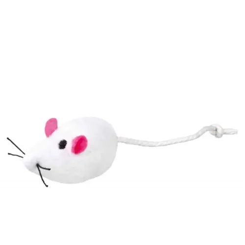 Миша з дзвіночком 5 см/1 шт Іграшка для котів - фото №3