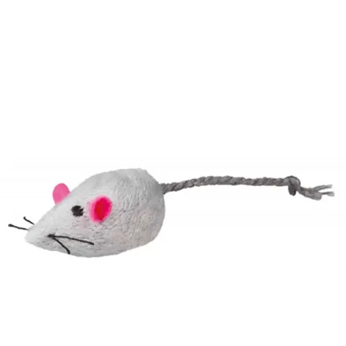 Миша з дзвіночком 5 см/1 шт Іграшка для котів - фото №2