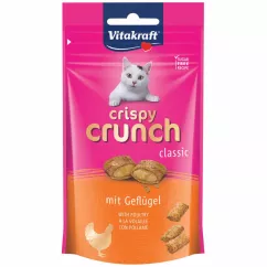 Vitakraft Crispy Crunch Лакомство для котов подушечки 60 г (мясо птиц) (28814)