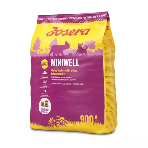 Josera Miniwell 900 g (домашній птах) сухий корм для дорослих собак малих порід