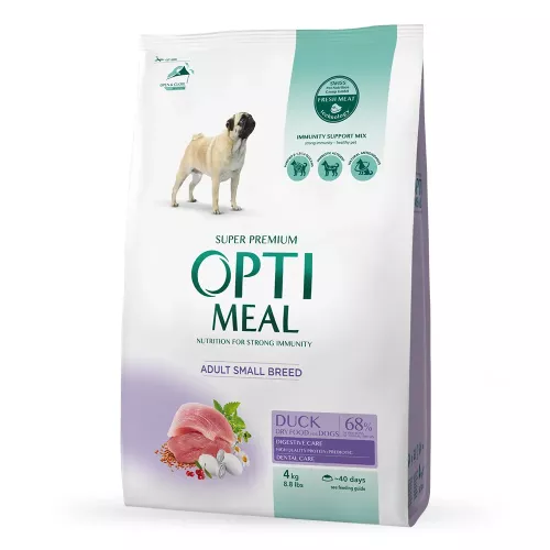 Optimeal 4 кг (качка) сухий корм для дорослих собак малих порід
