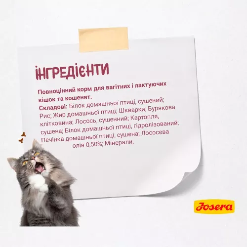 Josera Kitten 400 г (домашняя птица) сухой корм для котят - фото №4