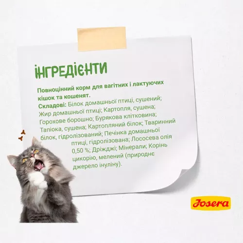 Josera Kitten grainfree 2 кг (лосось) сухий корм для кошенят - фото №3