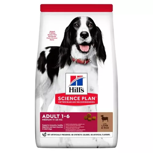 Hills Science Plan Adult Medium 800 г (ягня та рис) сухий корм для собак