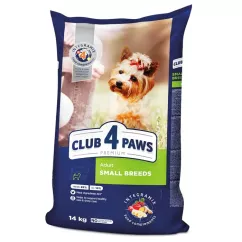 Club 4 Paws Premium 14 кг (курица) сухой корм для собак малых пород