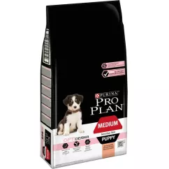 Purina Pro Plan Puppy Medium Sensitive Skin, 12 kg (лосось) сухой корм для щенков склонных к аллерги