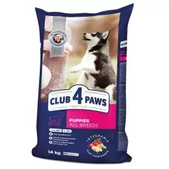 Club 4 Paws Premium 14 кг (курица) сухой корм для щенков всех пород
