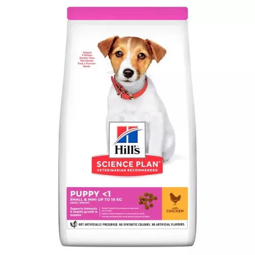 Hills Science Plan Puppy Small & Mini 1,5 кг (курка) сухий корм для цуценят та молодих собак дрібних