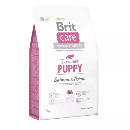 Brit Care Puppy Salmon & Potato 3 kg сухий корм для цуценят