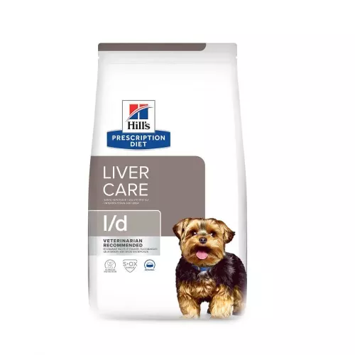 Hills Prescription Diet Canine l/d 2 кг (домашній птах) сухий корм для собак при захворюваннях печін